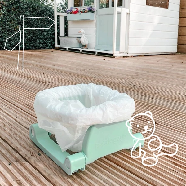 türkiz színű összecsukható mobil bili gyerekeknek