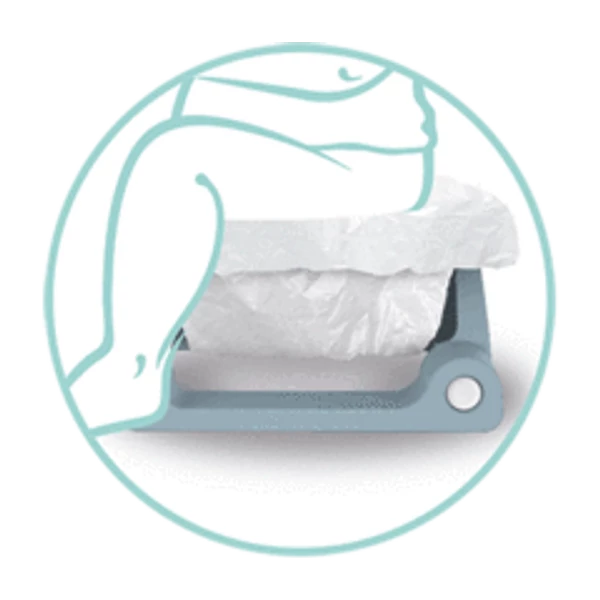 Pottiagogo - összecsukható mobil bili gyerekeknek