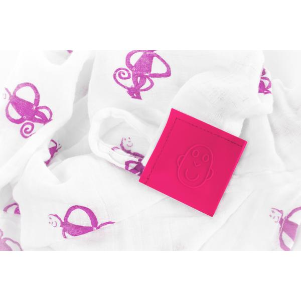 Textilpelenka/pólya (2db/csomag) - pink